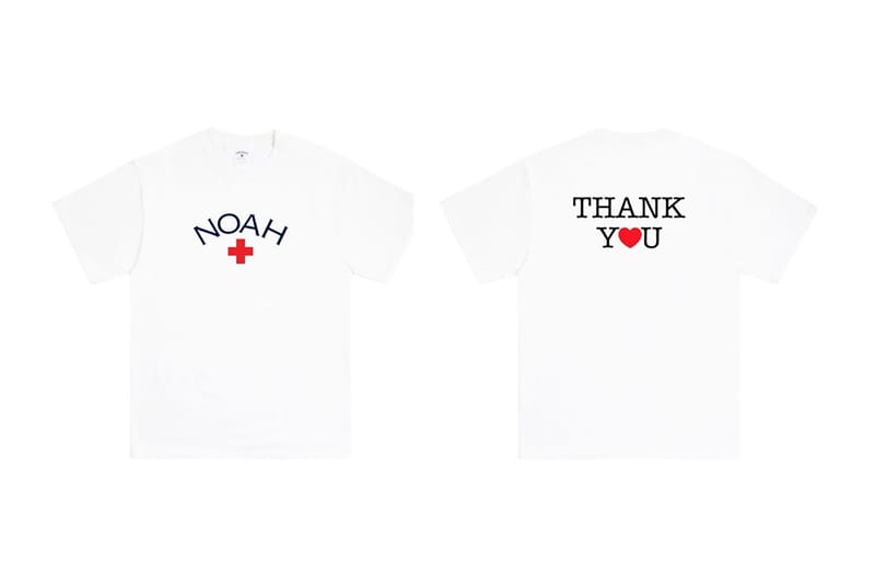 NOAH to Support Coronavirus Relief With Thank You Core Logo Tees