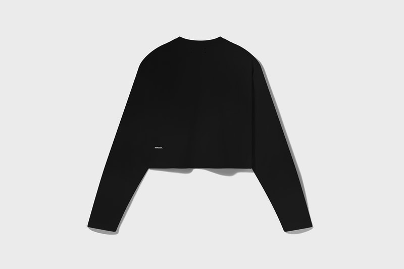 pangaia seaweed family collection relaunch sweaters t shirts sustainability fashion clothes black beige