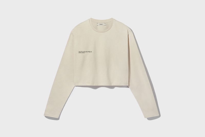 pangaia seaweed family collection relaunch sweaters t shirts sustainability fashion clothes black beige