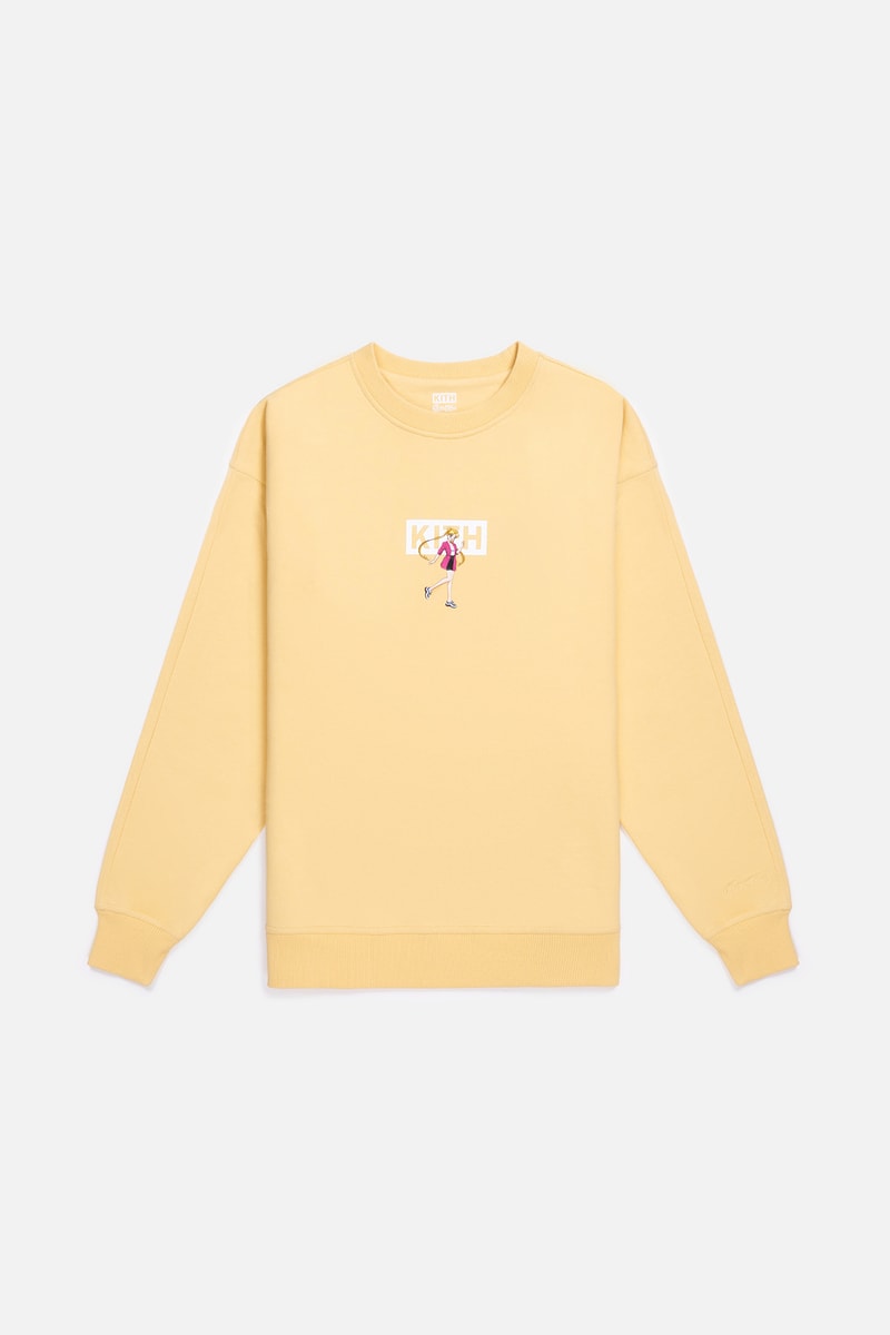 Sailor Moon x KITH Women Collaboration Collection Crewneck Yellow