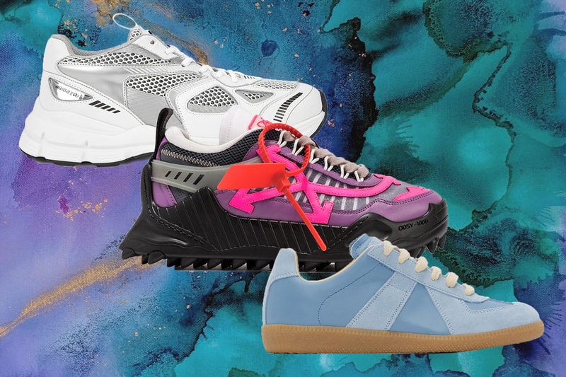 best spring sneakers kicks axel arigato off-white odsy-1000 maison margiela replica