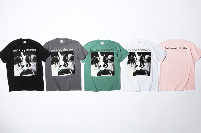 supreme my bloody valentine collaboration hoodies jackets outerwear t shirts 