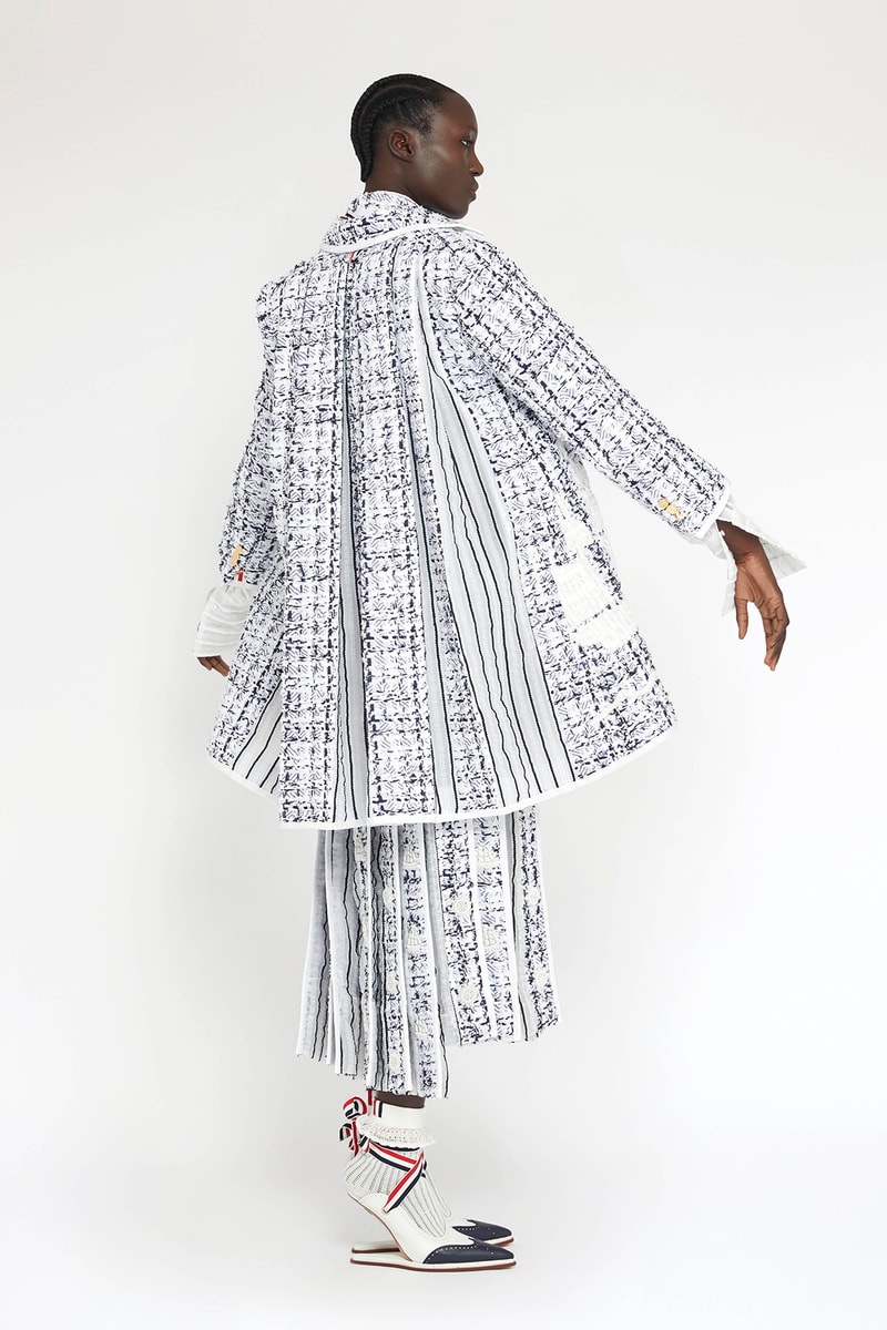 thom browne spring summer collection seersucker suits dresses bags fashion