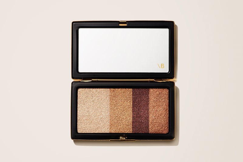 victoria beckham beauty smoky eye brick silk nude bronze champagne eyeshadow makeup beauty