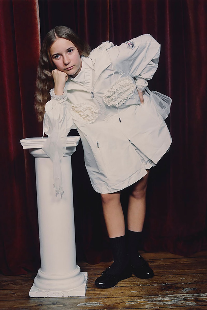 4 moncler simone rocha fall winter collaboration dresses skirts jackets outerwear fashion