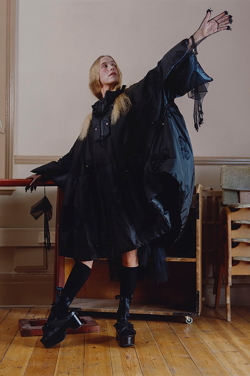 4 moncler simone rocha fall winter collaboration dresses skirts jackets outerwear fashion