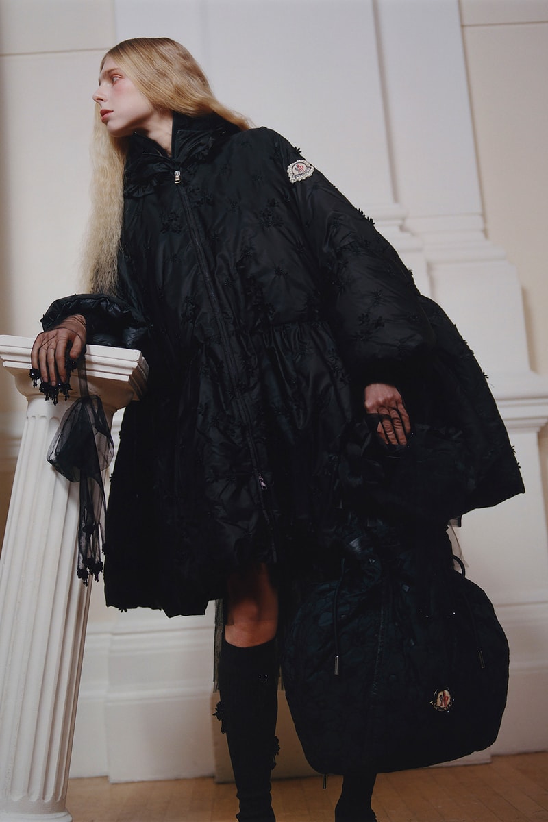4 moncler simone rocha fall winter collaboration dresses skirts jackets outerwear fashion