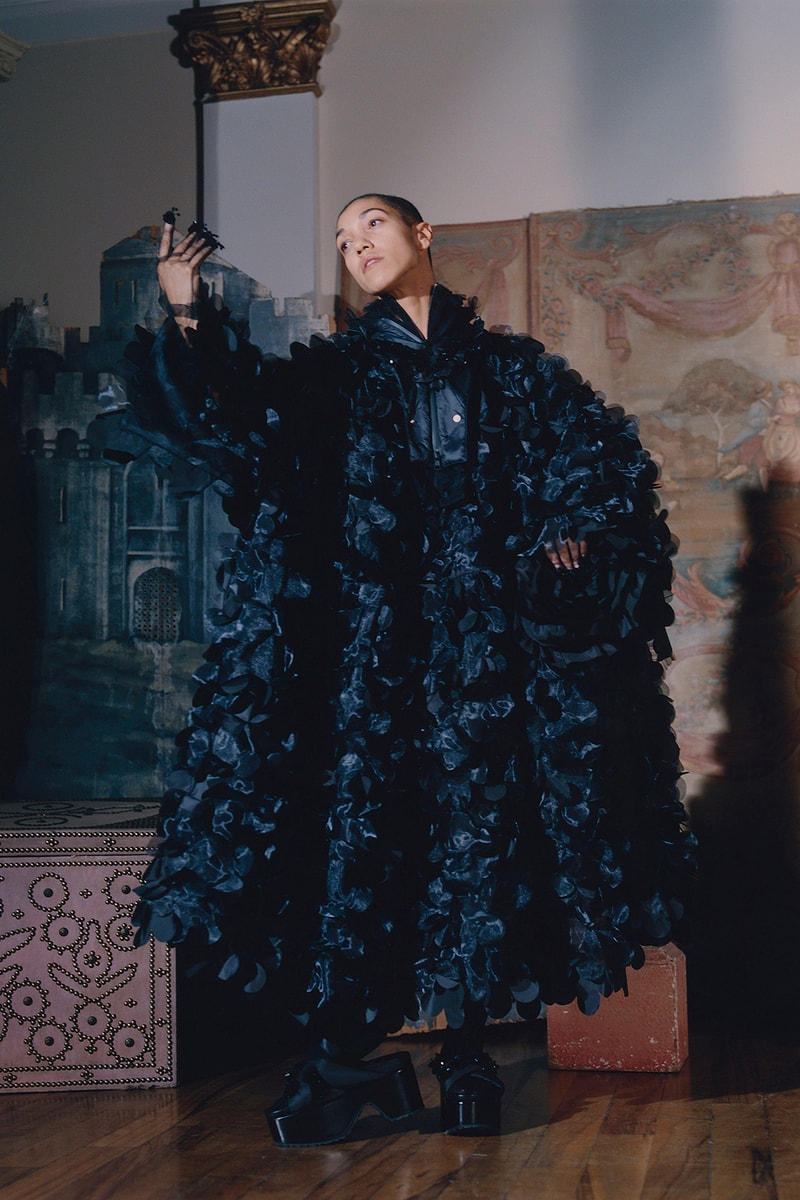 4 moncler simone rocha fall winter collaboration dresses skirts jackets outerwear fashion