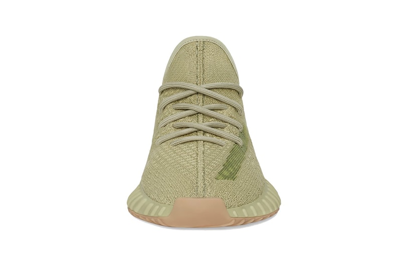 adidas kanye west yeezy boost 350 v2 sulfur sneakers olive green colorway sneakerhead shoes footwear