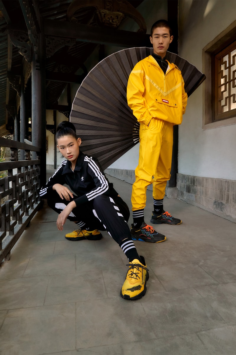 adidas originals angel chen collaboration sleek super kiellor ozweego magmur runner sneakers chinese martial arts shoes footwear sneakerhead