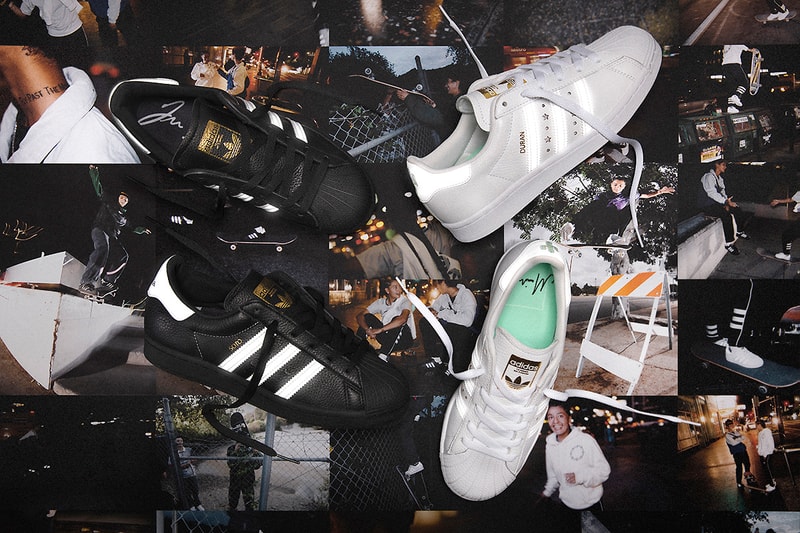 adidas Originals Superstar ADV Collaboration Jenn Soto Mariah Duran White Black Womens Sneakers