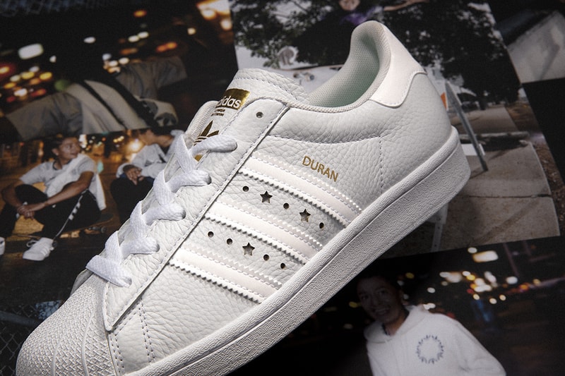 adidas Originals Superstar ADV Collaboration Jenn Soto Mariah Duran White Black Womens Sneakers