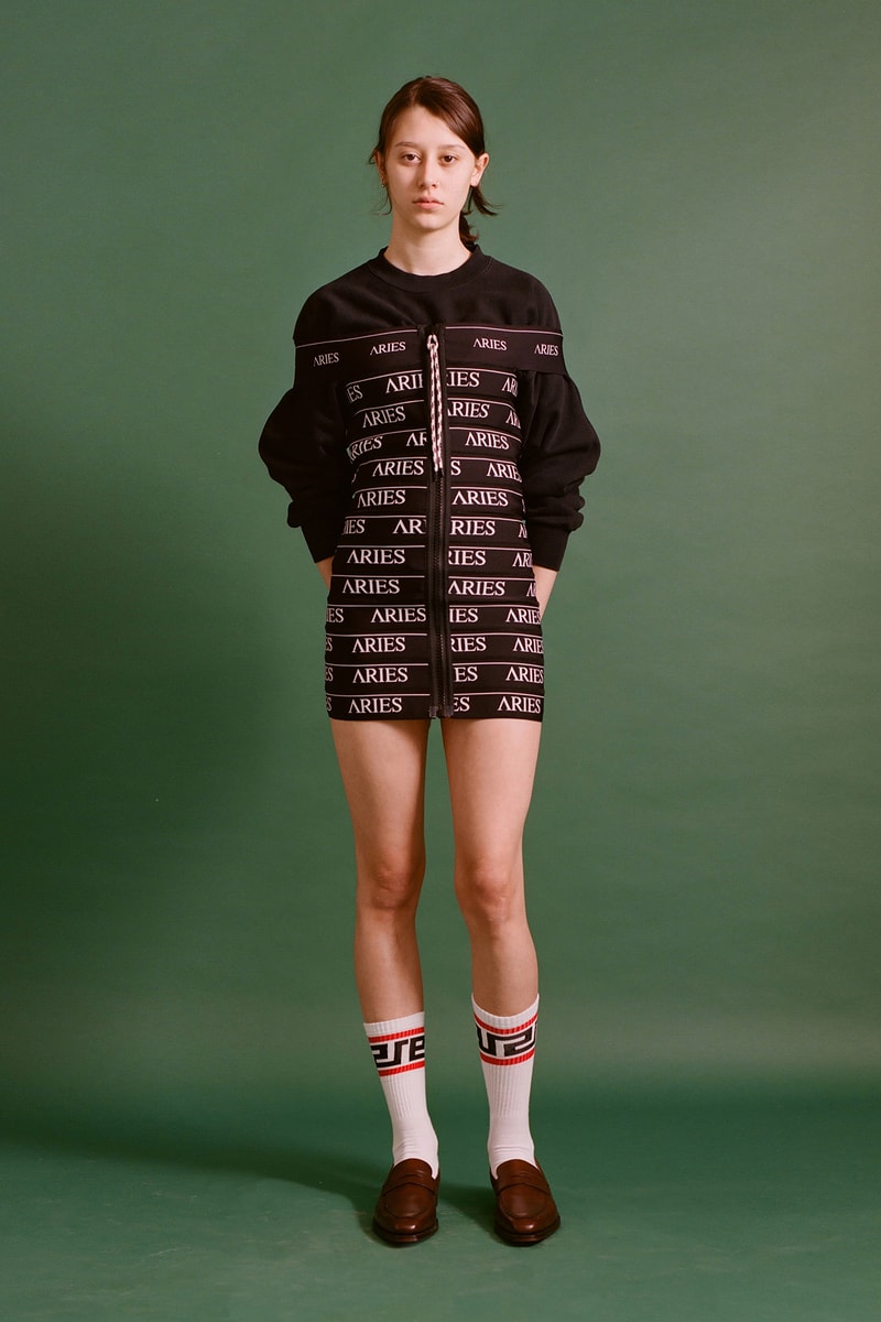 Aries Fall/Winter 2020 Collection Lookbook Logo Shirt Top Button Down