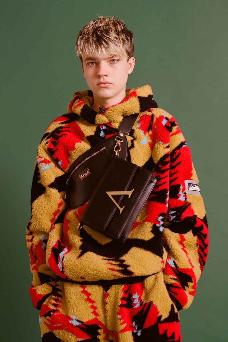 Aries Fall/Winter 2020 Collection Lookbook Logo Shirt Top Button Down