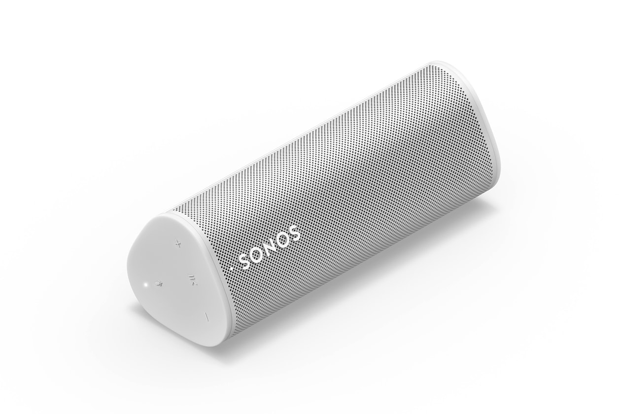 sonos roam white portable bluetooth speakers wireless music 