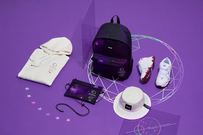 BTS FILA "Voyager" Collection Campaign Sneaker T-Shirt