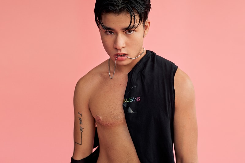 calvin klein pride month collection campaign lgtbq gia woods tommy dorfman underwear jeans sweater