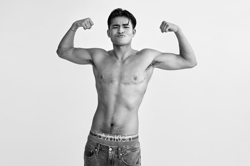 calvin klein pride month collection campaign lgtbq gia woods tommy dorfman underwear jeans sweater