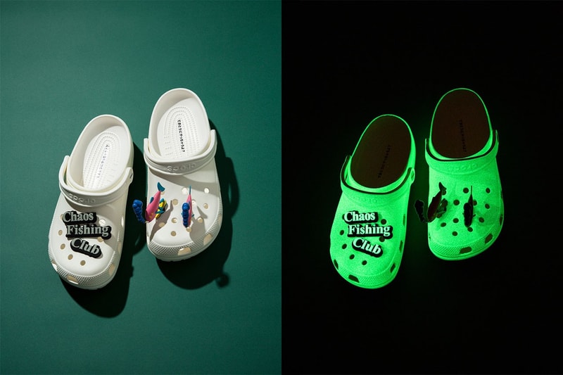 Chaos Fishing Club x Crocs Classic Clog Glow In The Dark