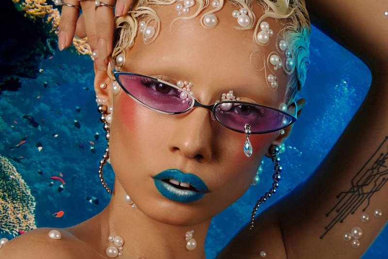 Jazzelle Zanaughtti of Uglyworldwide Designs Collection of Pierced Sunglasses
