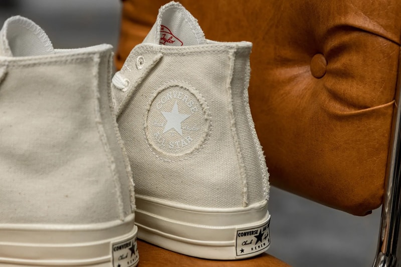 converse chuck 70 hi ox sneakers beige upcycled sustainability shoes footwear sneakerhead