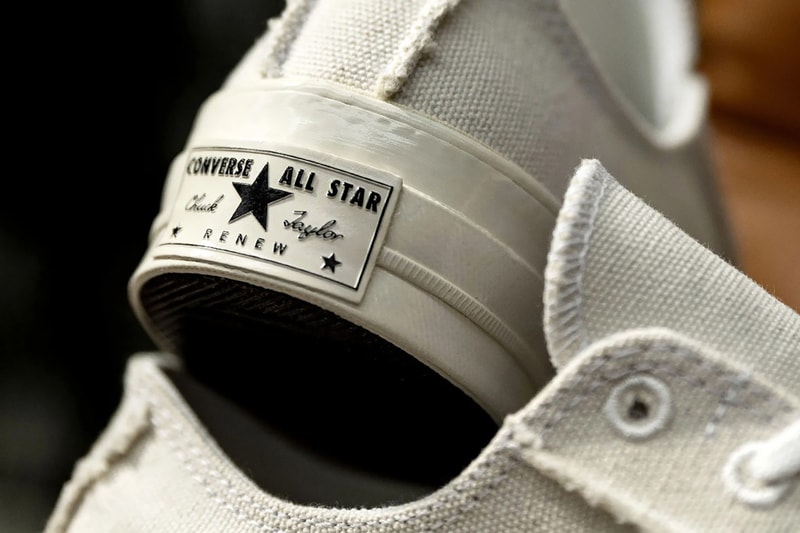 converse chuck 70 hi ox sneakers beige upcycled sustainability shoes footwear sneakerhead