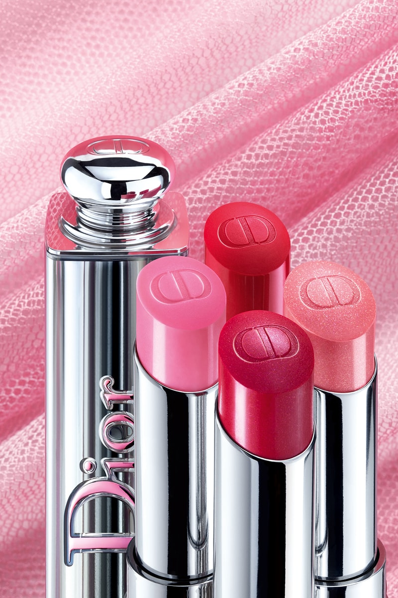 dior beauty addict stellar shine lipsticks pink red cara delevingne makeup