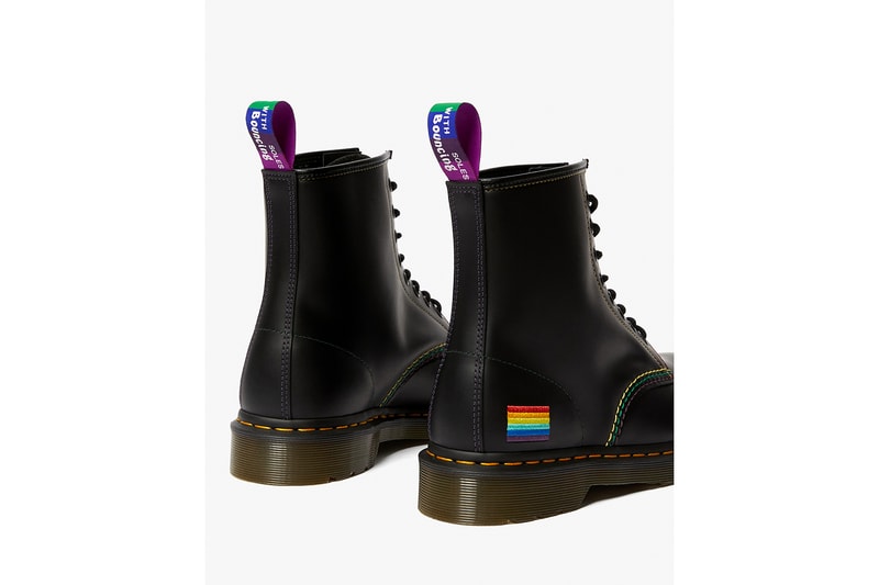 Dr. Martens 1460 Pride Boot Rainbow Black