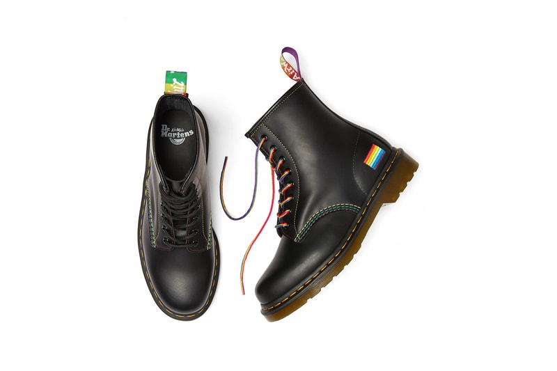 Dr. Martens 1460 Pride Boot Rainbow Black