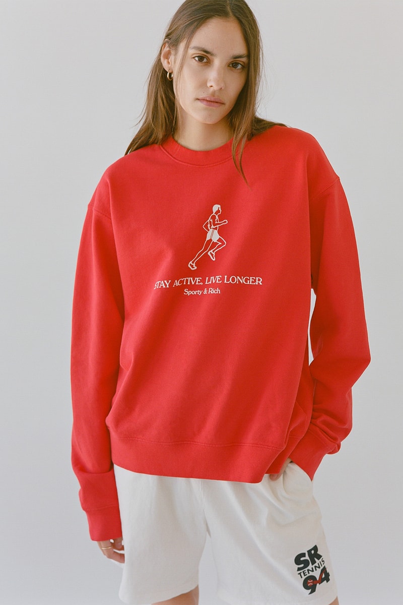 emily oberg sporty and rich spring collection drop 3 wellness club health sweaters 