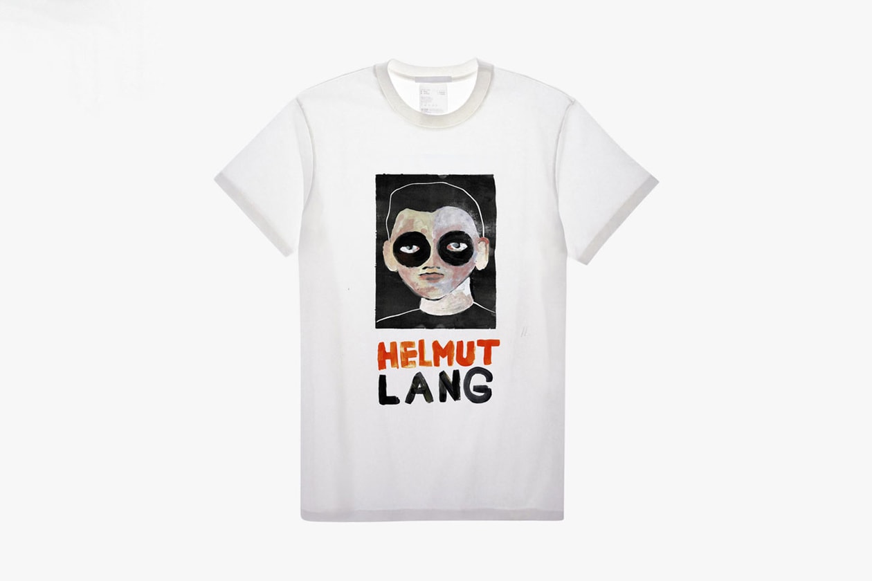 Helmut Lang T-Shirt Design Contest Winners Face Mask Painting