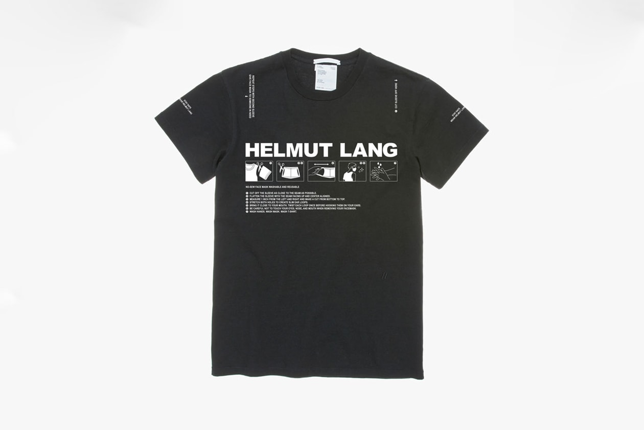 Helmut Lang T-Shirt Design Contest Winners Face Mask Painting