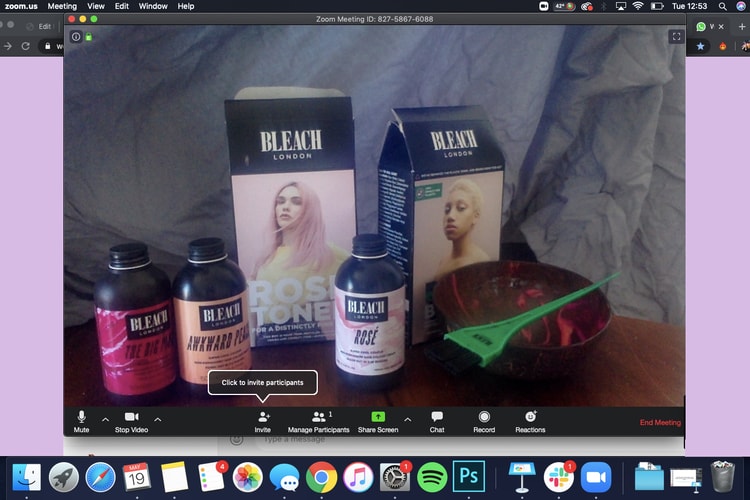 I Dyed My Hair Pink on a Zoom Call