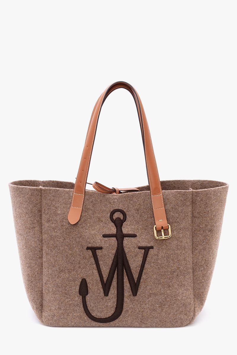 jw anderson belt tote bag fall winter collection black blue orange brown 