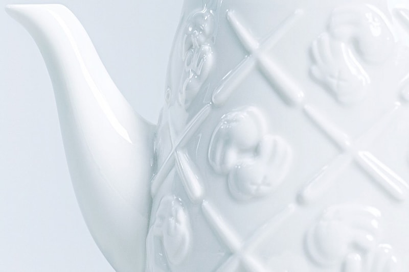 kaws allrightsreserved collaboration xx monogram teapot homeware brian donnelly
