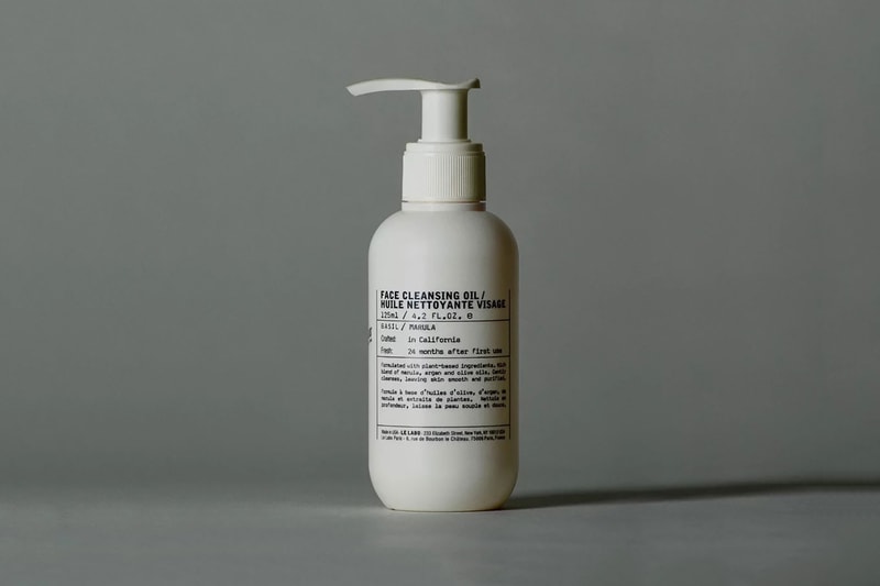 le labo basil face cleansing oil lotion moisturizer skincare vegan plant based 