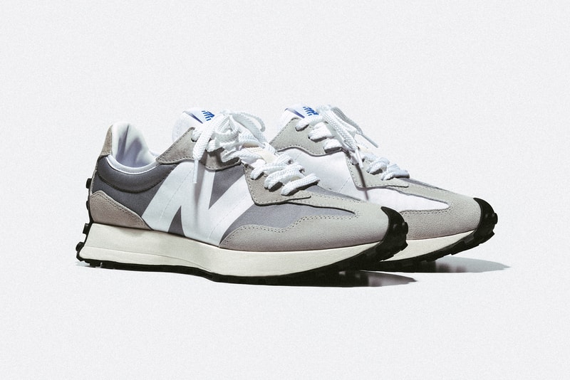 newn balance 327 sneakers blue orange grey black white yellow pink colorway sneakerhead footwear shoes 