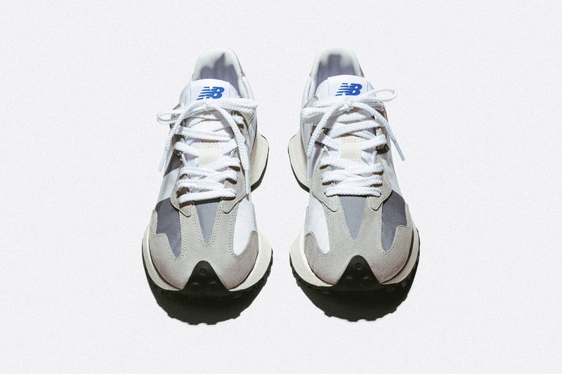 newn balance 327 sneakers blue orange grey black white yellow pink colorway sneakerhead footwear shoes 