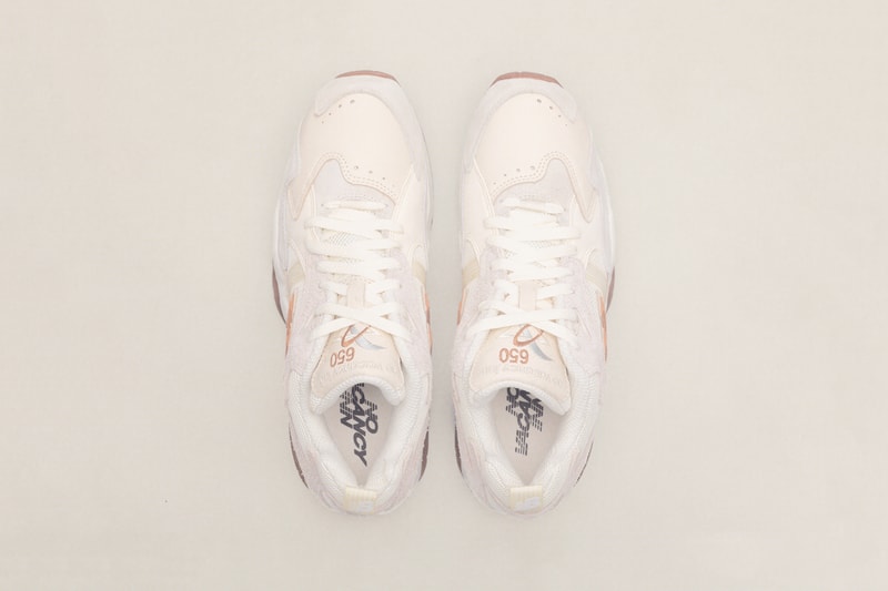 new balance 650 no vacancy inn collaboration stockx ipo auction beige white brown shoes sneakerhead footwear