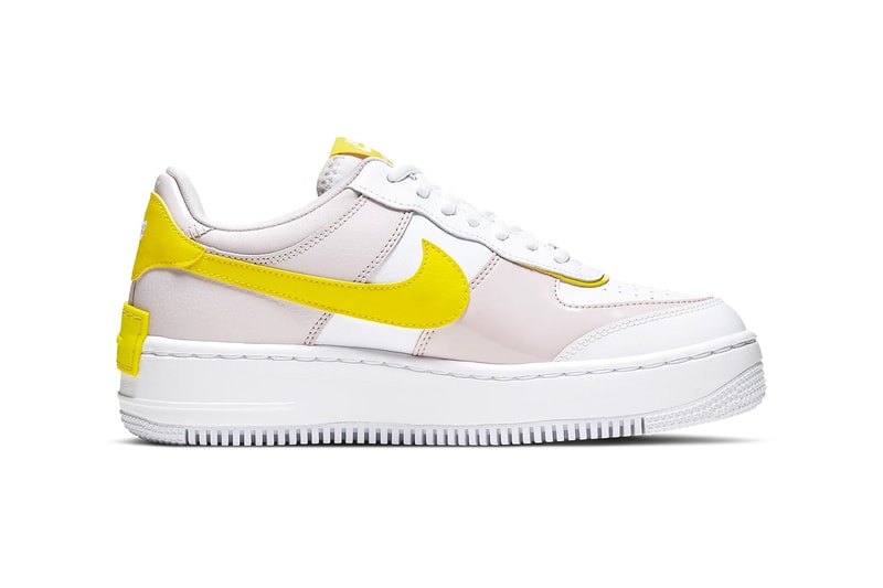 nike air force 1 shadow womens sneakers yellow nude pink white shoes footwear sneakerhead