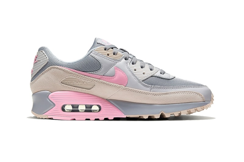 Nike Air Max 90 "Vast Grey/Pink Foam" Sneaker Release 