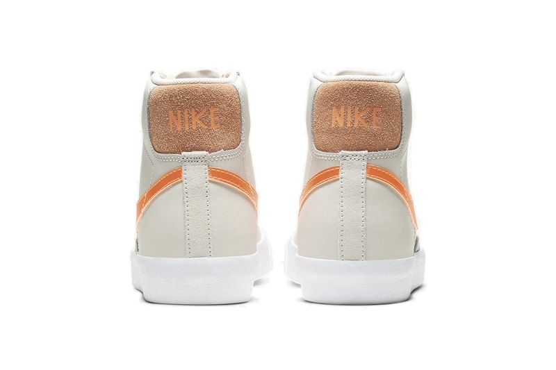 Nike Blazer Mid "Total Orange" Sneaker Release Beige Retro Trainer Shoe