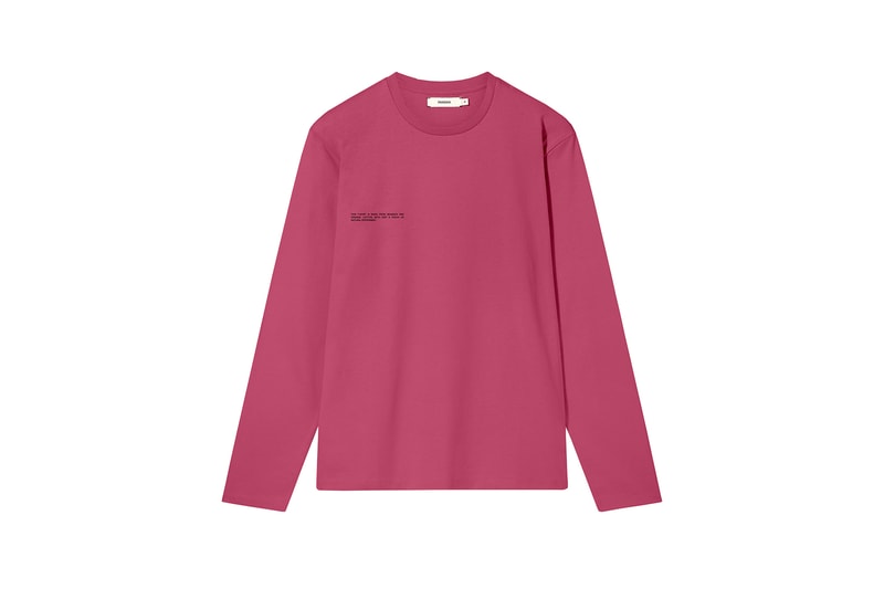 Pangaia Seaweed Family Collection Long Sleeve Cherry