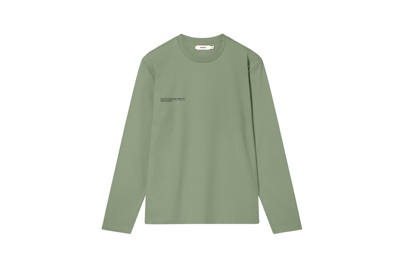 Pangaia Seaweed Family Collection Long Sleeve Khaki