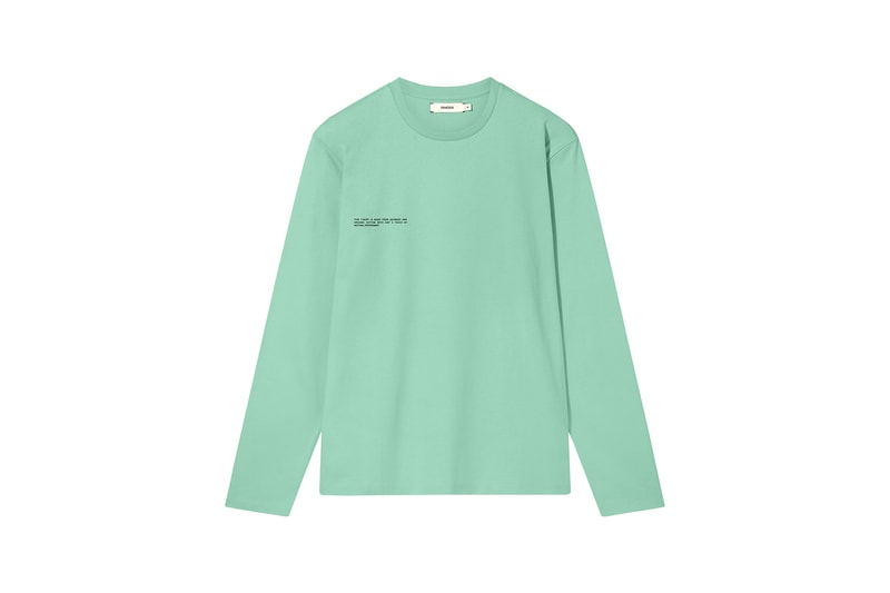 Pangaia Seaweed Family Collection Long Sleeve Mint