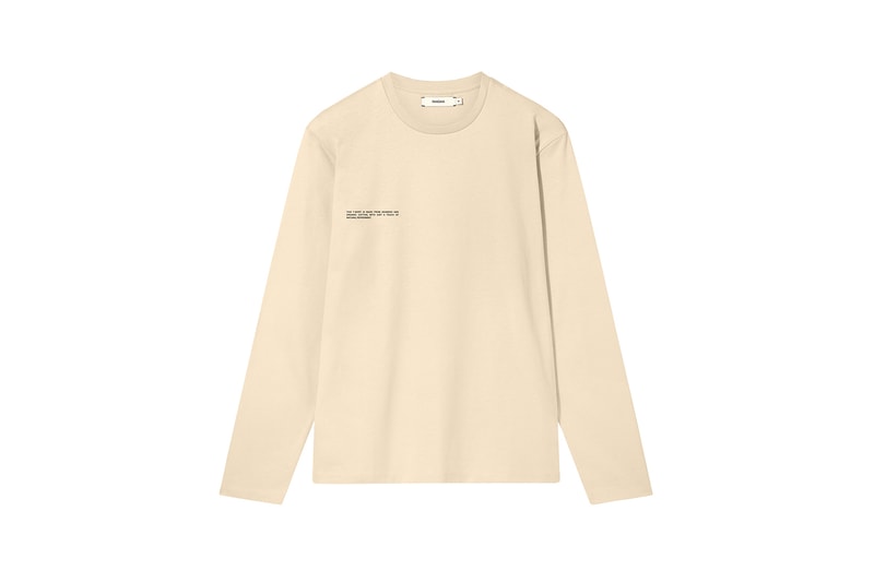 Pangaia Seaweed Family Collection Long Sleeve Vanilla