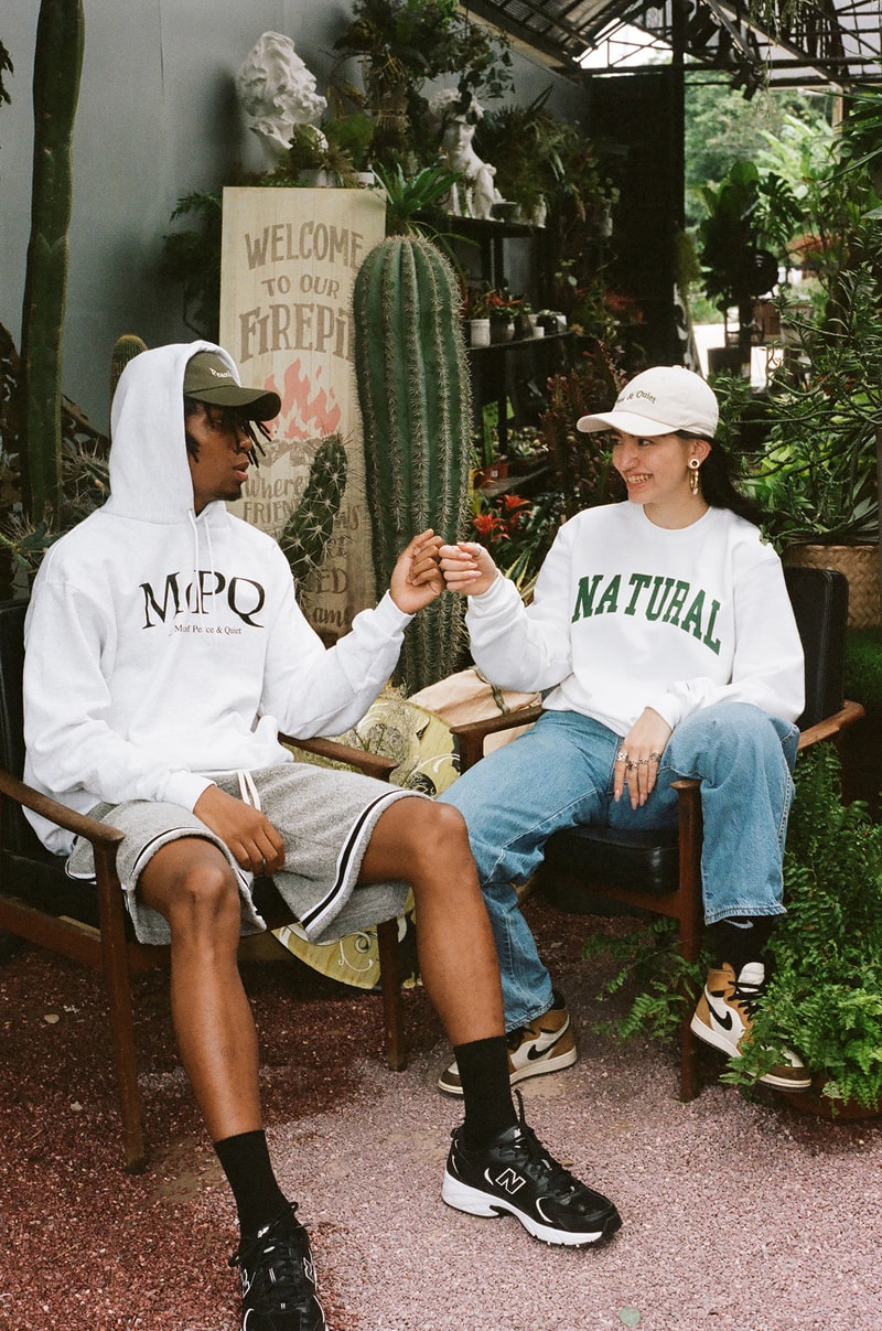 Peace & Quiet Hoodie Crewneck Cap MoPQ Natural Spring/Summer 2020 Collection