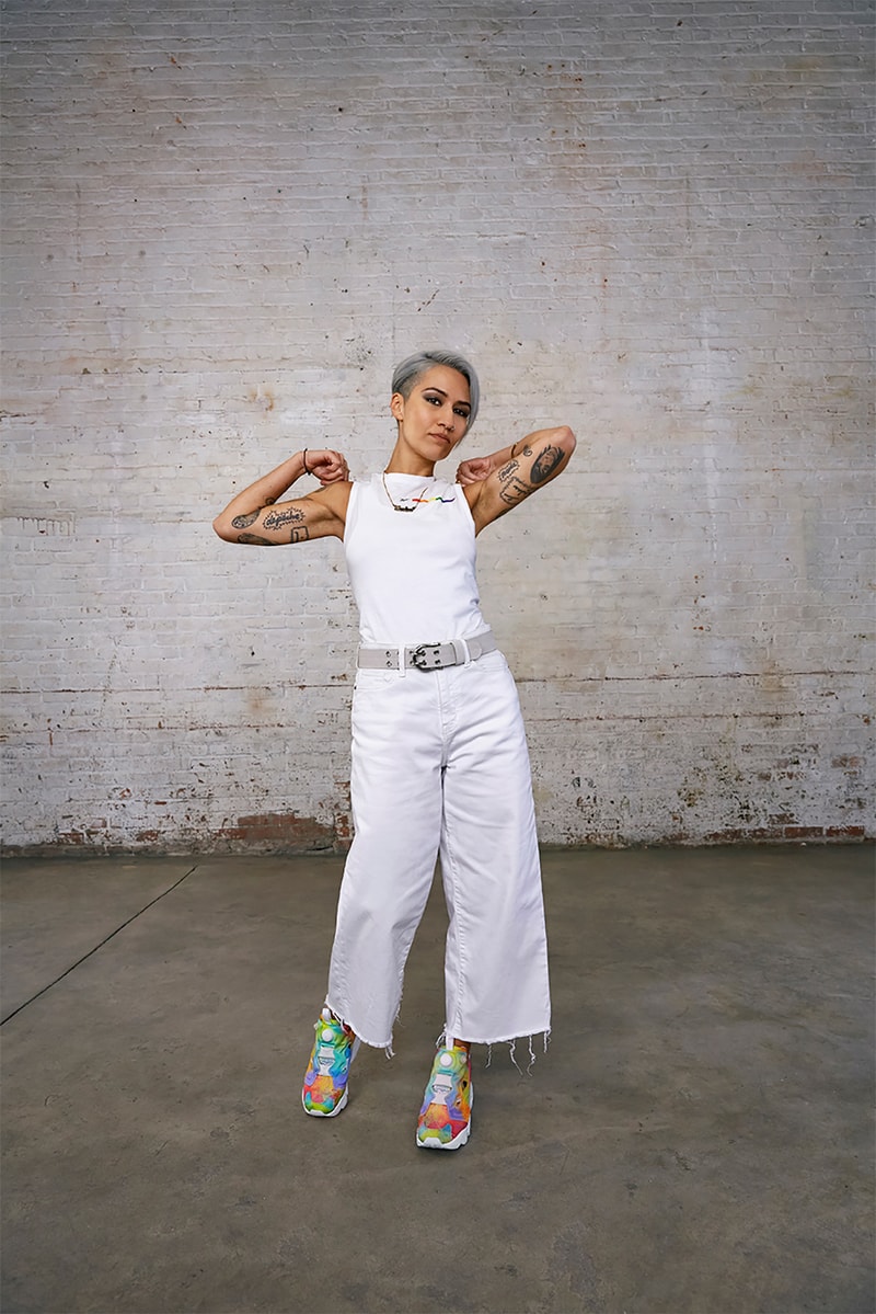 reebok all types of love pride month collection sneakers lgbtq proud notes campaign charity donation