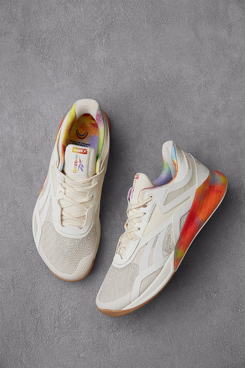 reebok all types of love pride month collection sneakers lgbtq proud notes campaign charity donation