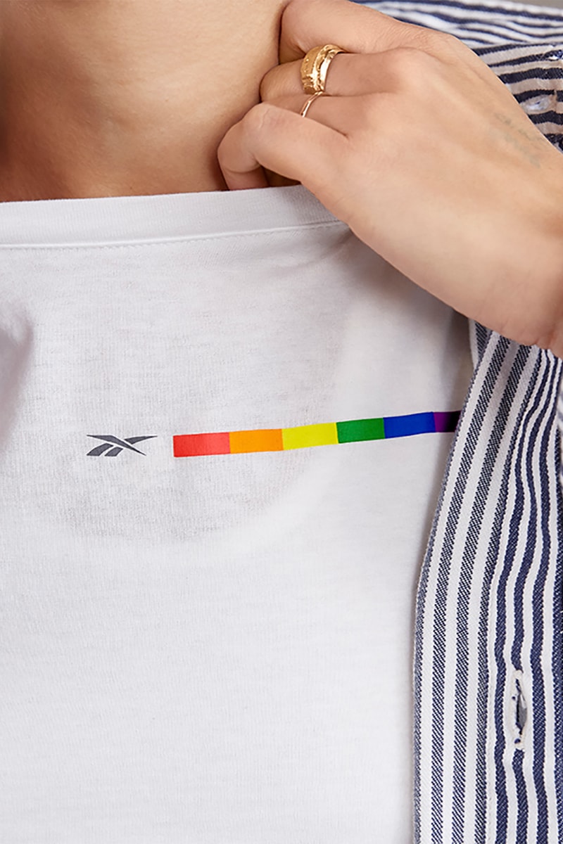 reebok all types of love pride month collection sneakers lgbtq proud notes campaign charity donation